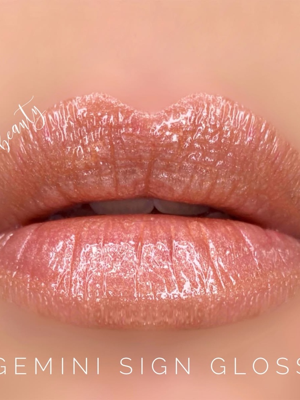 SeneGence Gemini Sign Gloss - Peachy Nude Sheen